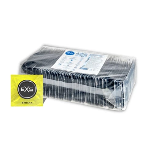 ⁨EXS Banana Flavour prezerwatywy 100 sztuk aromatyzowane żołte 54 mm⁩ w sklepie Wasserman.eu
