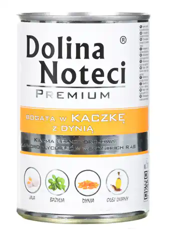 ⁨Karma DOLINA NOTECI Premium Kaczka i Dynia (0,40 kg )⁩ w sklepie Wasserman.eu