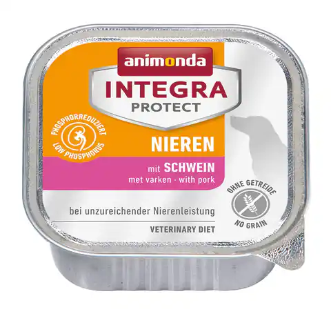 ⁨ANIMONDA Integra Protect Nieren dla psa, smak: wieprzowina - tacka 150g⁩ w sklepie Wasserman.eu