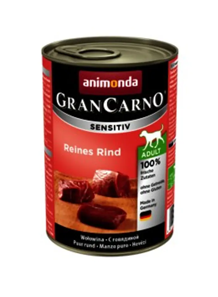 ⁨ANIMONDA Grancarno Sensitiv beef. potato 400g⁩ at Wasserman.eu