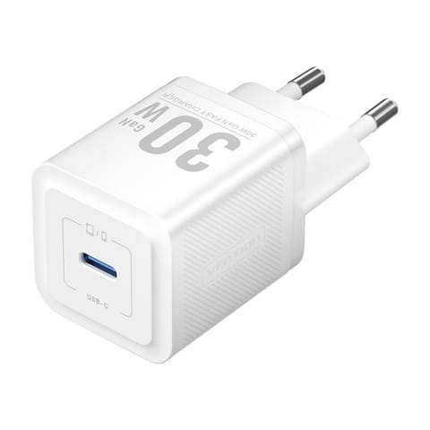 ⁨Ładowarka sieciowa Vention FEZB0-EU USB-C GaN (30W) (biała)⁩ w sklepie Wasserman.eu