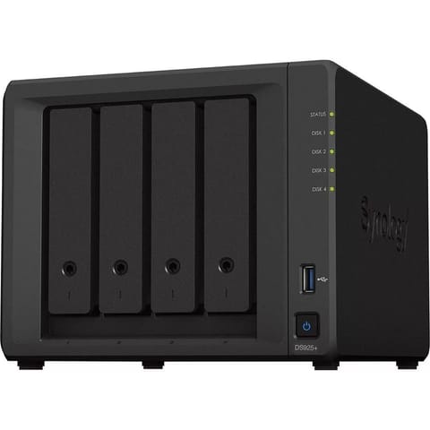 ⁨NAS DS925+ 4x0HDD V1500B 4GB DDR4 ECC 2x2,5GbE RJ45 3Y⁩ w sklepie Wasserman.eu