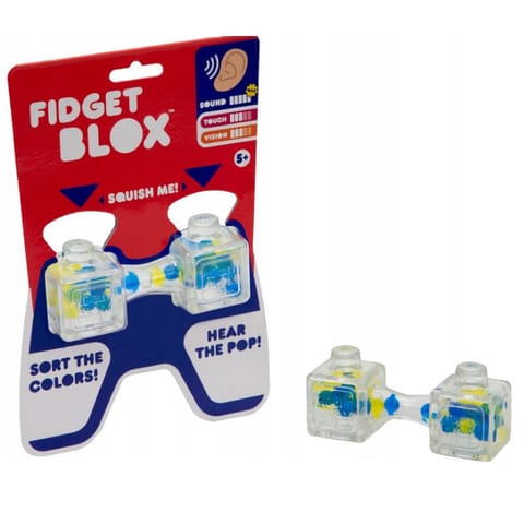 ⁨Spinner Fidget Blox Squish Me niebieski⁩ w sklepie Wasserman.eu