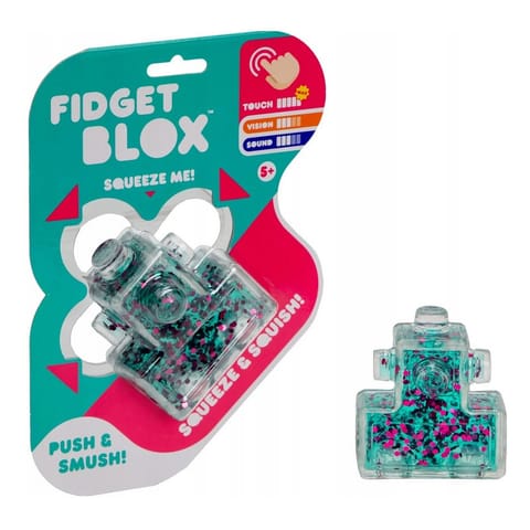 ⁨Spinner Fidget Blox Squeeze Me zielony⁩ w sklepie Wasserman.eu