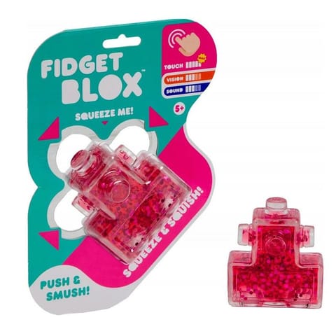 ⁨Spinner Fidget Blox Squeeze Me czerwony⁩ w sklepie Wasserman.eu