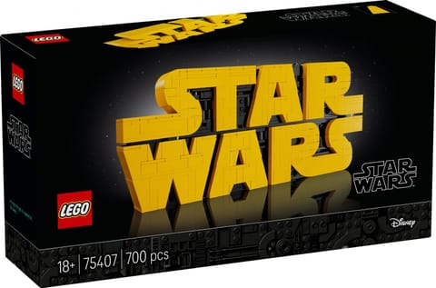 ⁨Klocki Star Wars 75407 Logo Star Wars zbudowane z klocków⁩ w sklepie Wasserman.eu