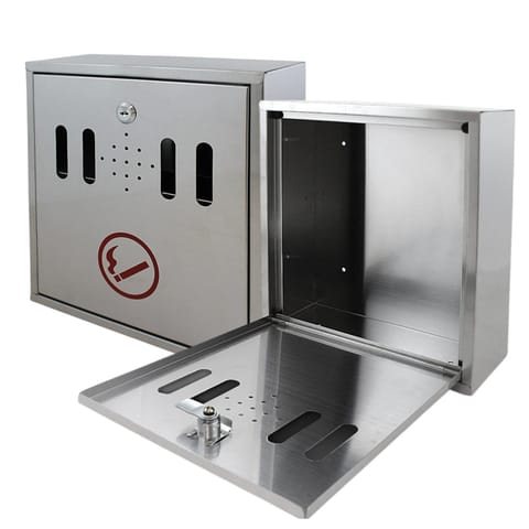 ⁨STAINLESS STEEL WALL ASHTRAY⁩ at Wasserman.eu