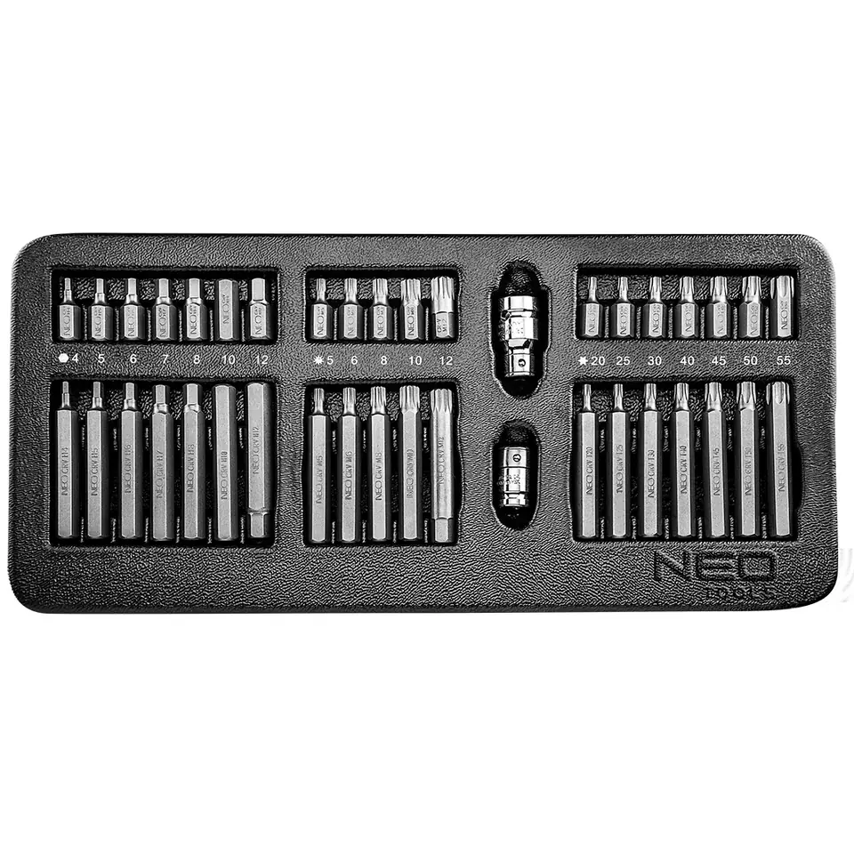 ⁨Screwdriver bits 30-75 mm, set of 40 pcs.⁩ at Wasserman.eu