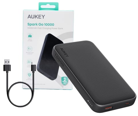 ⁨AUKEY PB-Y46 Power Bank 10000 mAh 2xUSB 15W LED⁩ at Wasserman.eu