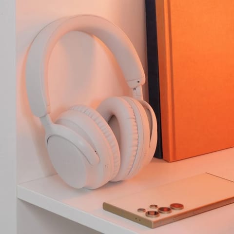 ⁨HOCO słuchawki bezprzewodowe bluetooth nagłowne W53 białe⁩ w sklepie Wasserman.eu