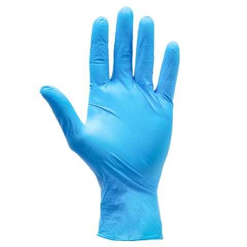⁨VELO NITRILE BLUE  S Rękawice nitrylowe zabiegowe bezpudrowe, niebieskie, 100 szt.⁩ w sklepie Wasserman.eu
