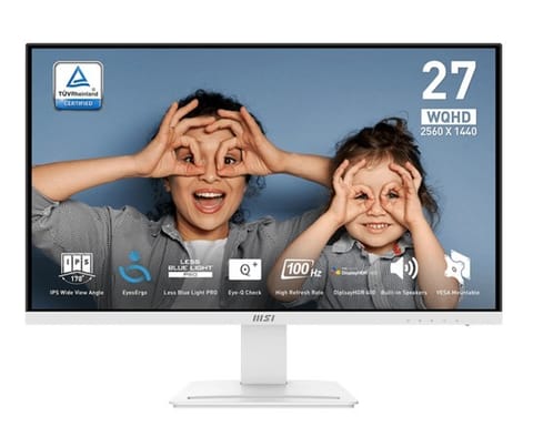 ⁨Monitor PRO MP273QW E2 27 cali LED/FHD/Flat/100Hz/White⁩ w sklepie Wasserman.eu