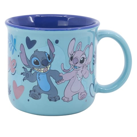⁨Disney Stitch - Kubek ceramiczny w pudełku prezentowym z kolekcji Stitch & Angel 355 ml⁩ w sklepie Wasserman.eu