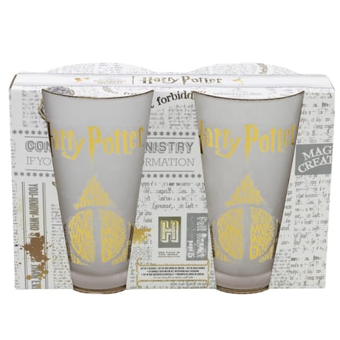 ⁨Harry Potter - Zestaw dwóch szklanek w ozdobnym pudełku z kolekcji Golden Magic 490 ml⁩ w sklepie Wasserman.eu