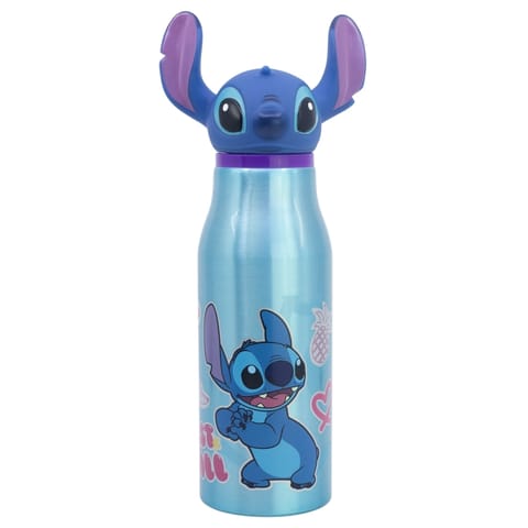 ⁨Disney Stitch - Butelka aluminiowa z zakrętką 3D 690 ml⁩ w sklepie Wasserman.eu