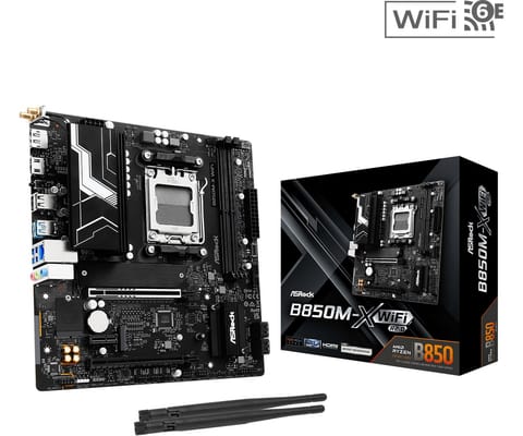 ⁨Motherboard B850M-X WIFI R2.0 AM5 2DDR5 M.2 USBC mATX⁩ at Wasserman.eu