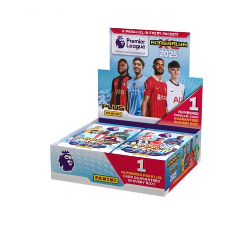 ⁨Karty Premier League PLUS 2025 saszetka display 24 sztuki⁩ w sklepie Wasserman.eu