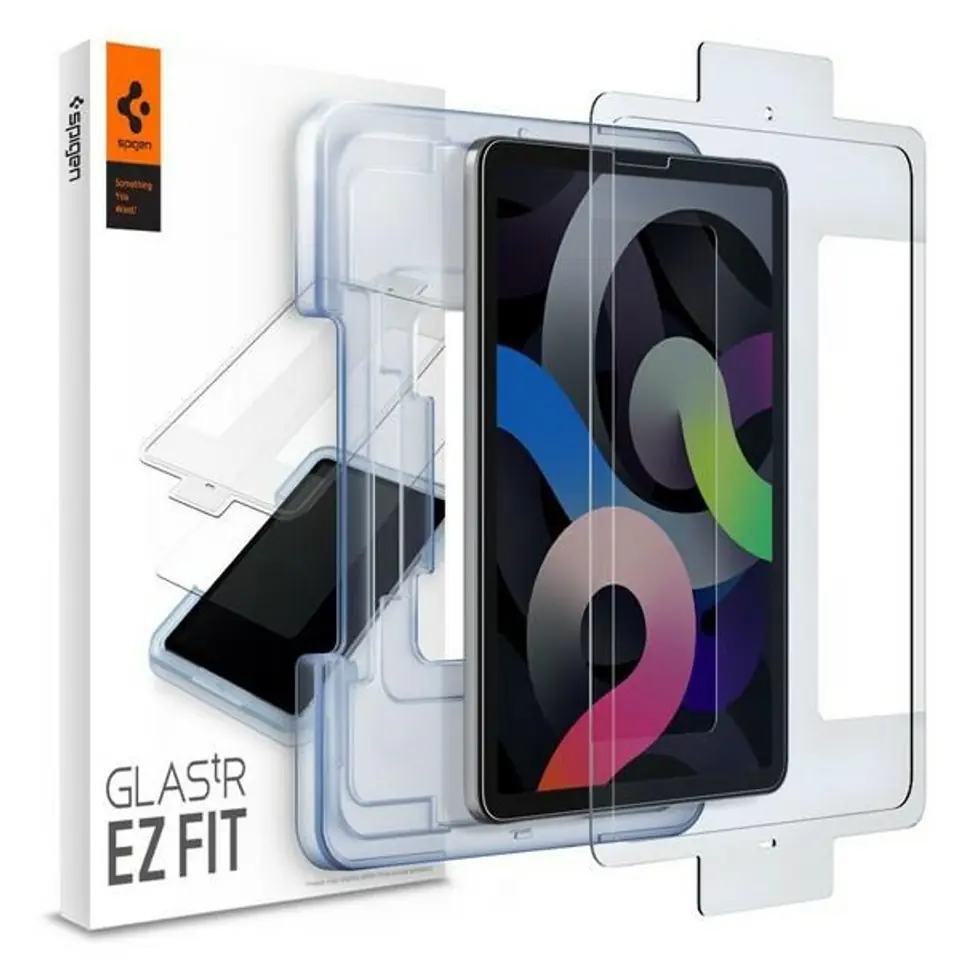 ⁨Spigen Glas.TR iPadi Air 4 2020/iPad Air 5 2022 "EZ FIT" tempered glass with frame AGL02065⁩ at Wasserman.eu