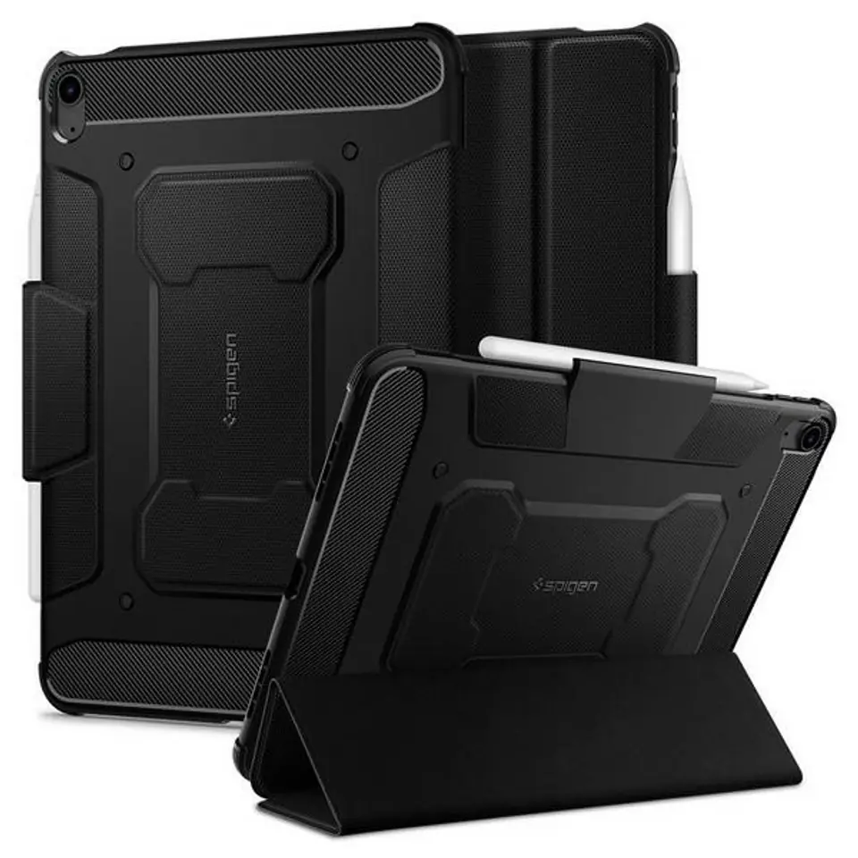 ⁨Spigen Rugged Armor PRO iPad Air 4 2020 /iPad Air 5 2022 10.9" czarny/black ACS02054⁩ w sklepie Wasserman.eu