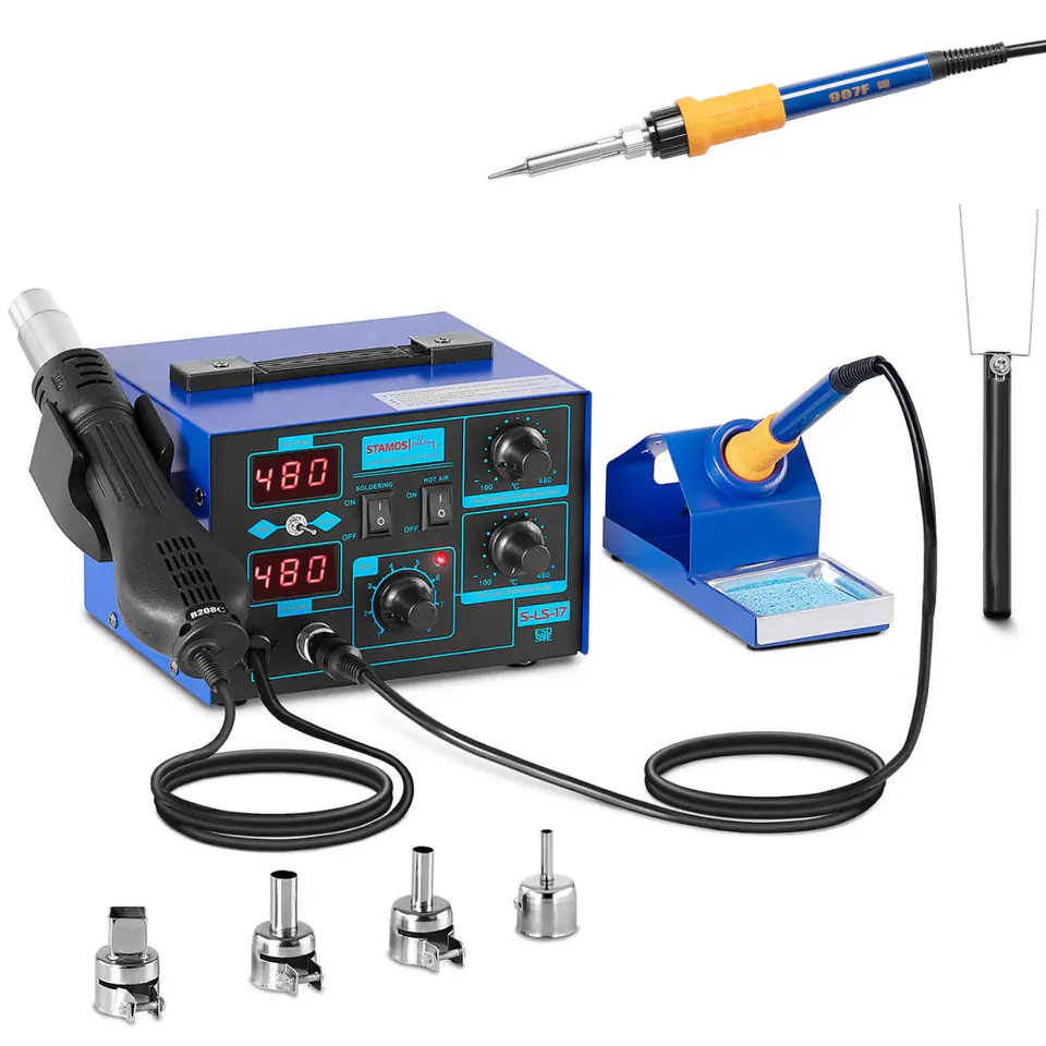 ⁨Hot Air Stamos Soldering S-LS-17 Basic Tip Soldering Station⁩ at Wasserman.eu