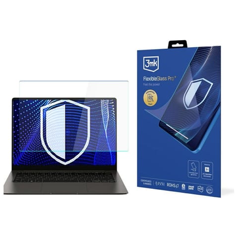 ⁨Szkło hybrydowe 3MK FlexibleGlass Pro do Samsung Galaxy Book3 Pro 14"⁩ w sklepie Wasserman.eu