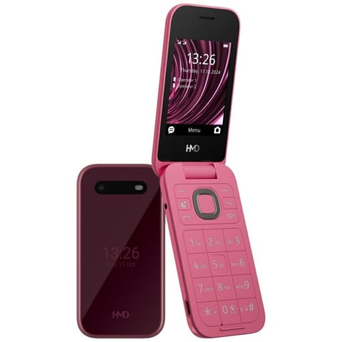 ⁨Telefon HMD 2660 Flip TA-1711 DS         czerwony⁩ w sklepie Wasserman.eu