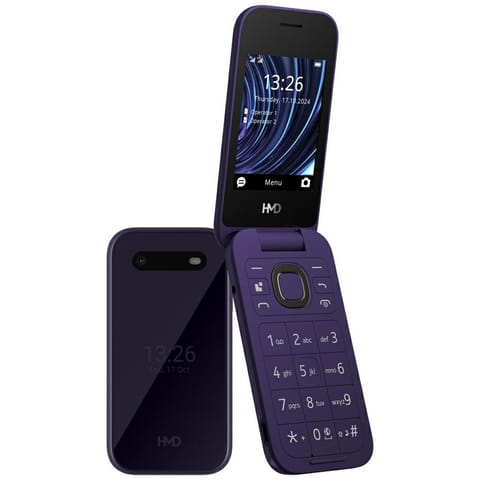 ⁨Telefon HMD 2660 Flip TA-1711 DS         fioletowy⁩ w sklepie Wasserman.eu