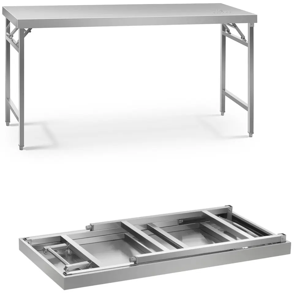 ⁨Stainless steel folding catering table 180 x 60 cm⁩ at Wasserman.eu