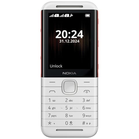 ⁨Telefon Nokia 5310 TA-1603 DS            biało-czerwony⁩ w sklepie Wasserman.eu