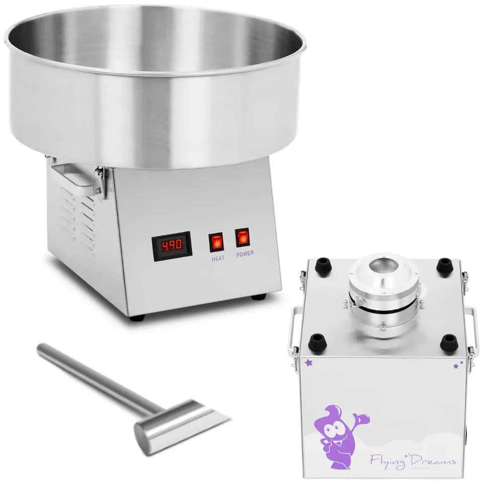 ⁨Cotton candy machine electric steel 52cm 1080W⁩ at Wasserman.eu