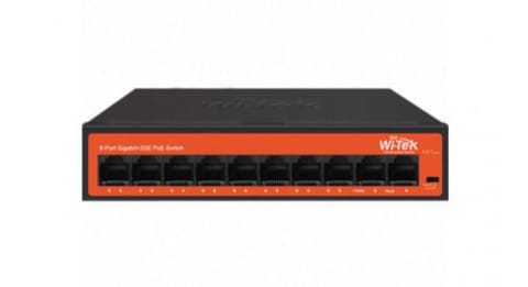 ⁨Wi-Tek 8 GIGABIT PORTS POE SWITCH⁩ w sklepie Wasserman.eu