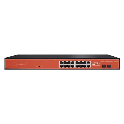 ⁨Wi-Tek 16GE+2SFP FULL GIGA⁩ w sklepie Wasserman.eu