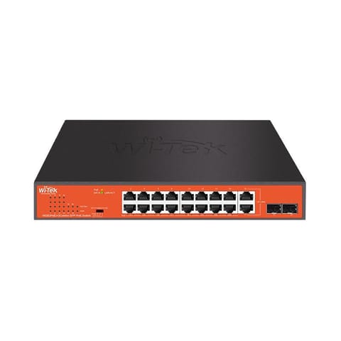 ⁨Wi-Tek 16GE POE + 2 COMBO SFP FULL⁩ w sklepie Wasserman.eu