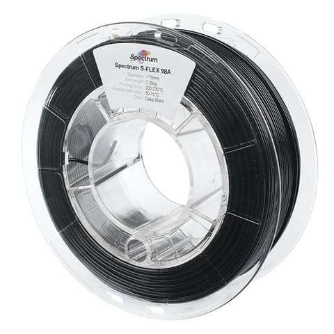 ⁨Spectrum 3D filament, S-Flex 90A, 1,75mm, 250g, 80523, deep black⁩ w sklepie Wasserman.eu