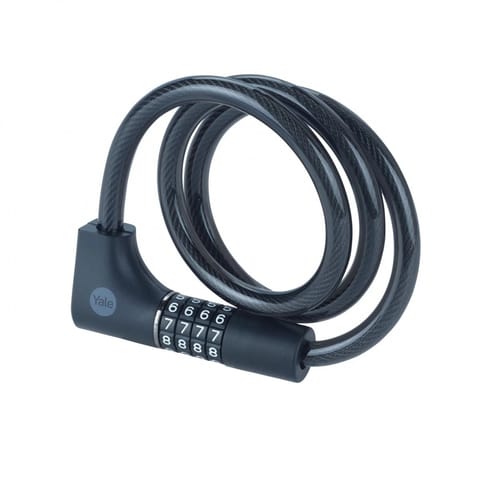 ⁨Bike cable with combination lock and key⁩ at Wasserman.eu