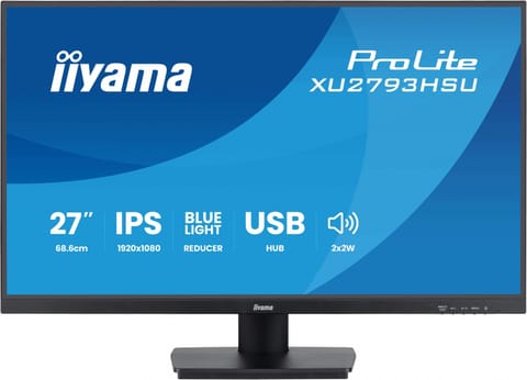 ⁨Monitor 27 cali XU2793HSU-B7 IPS.HDMI.DP.2x2W.1ms.100Hz.USBx2.300cd/m2.FlickerFree⁩ w sklepie Wasserman.eu