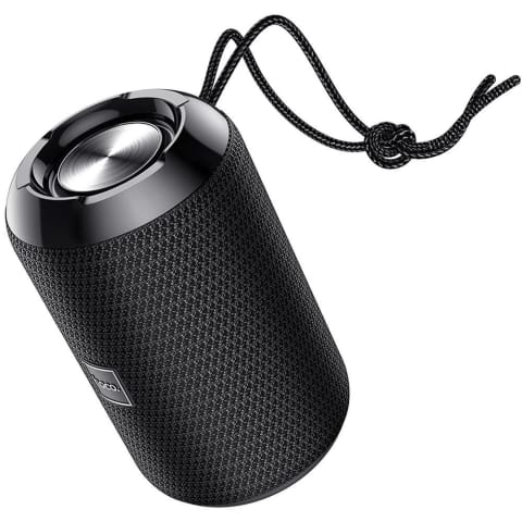⁨Hoco przenośny głośnik Bluetooth 5.2 5W, 1200 mAh, FM/TF/AUX – czarny⁩ w sklepie Wasserman.eu