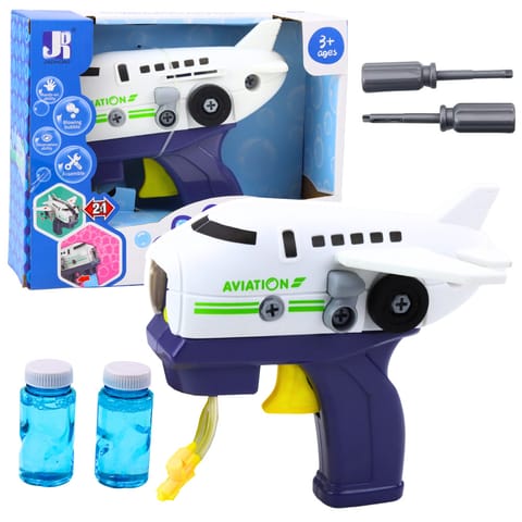 ⁨Pistolet Do Baniek Mydlanych Samolot do Skręcania Płyny Śrubokręt 2w1⁩ w sklepie Wasserman.eu