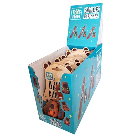 ⁨Breloki Kapibara mix Display 12 sztuk⁩ w sklepie Wasserman.eu