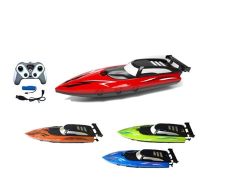⁨Motorówka R/C 4 z ładowarką USB 4 kolory MIX⁩ w sklepie Wasserman.eu