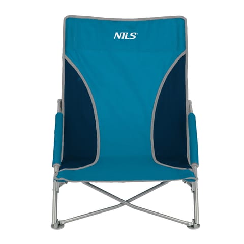 ⁨NC3035 KRZESŁO PLAŻOWE NIEBIESKO-SZARE NILS⁩ w sklepie Wasserman.eu