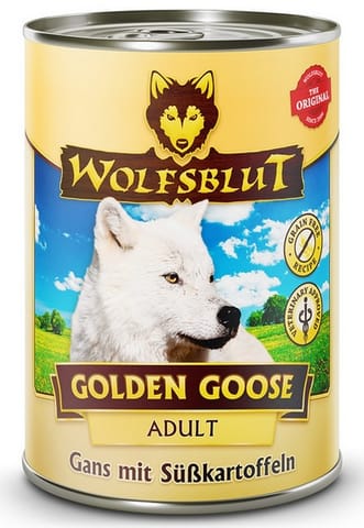 ⁨Wolfsblut Dog Golden Goose - gęś i bataty puszka 395g⁩ w sklepie Wasserman.eu