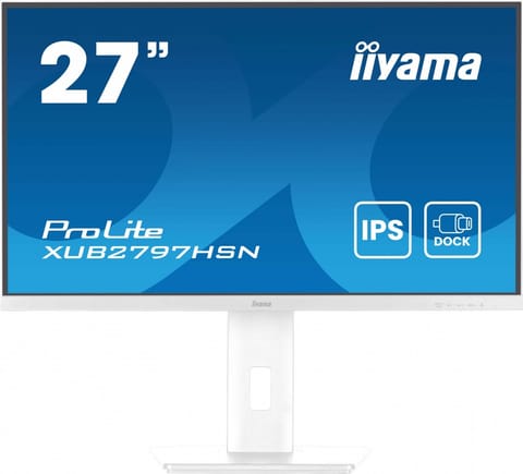 ⁨Monitor 27 cali XUB2797HSN-W2 IPS,FHD,USB-C Dock,HAS,300cd,1ms,sRGB99%,100Hz,HDMI,DP-out,USBx4,RJ45,2x2W/5y/⁩ w sklepie Wasserman.eu