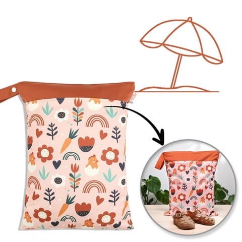 ⁨Wodoodporna torba, organizer, worek do wózka, na kapcie do przedszkola 30x40cm WB03⁩ w sklepie Wasserman.eu