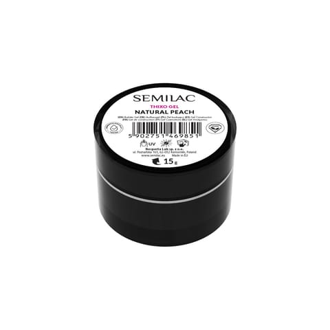 ⁨SEMILAC Żel budujący Thixo Gel - Natural Peach 15 g⁩ w sklepie Wasserman.eu