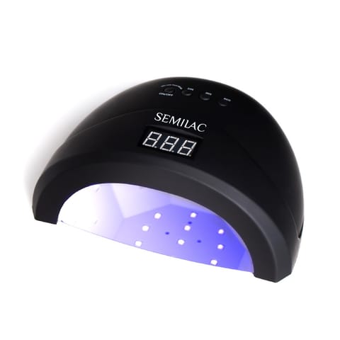 ⁨SEMILAC Lampa do paznokci UV LED 24W/48 All Black⁩ w sklepie Wasserman.eu
