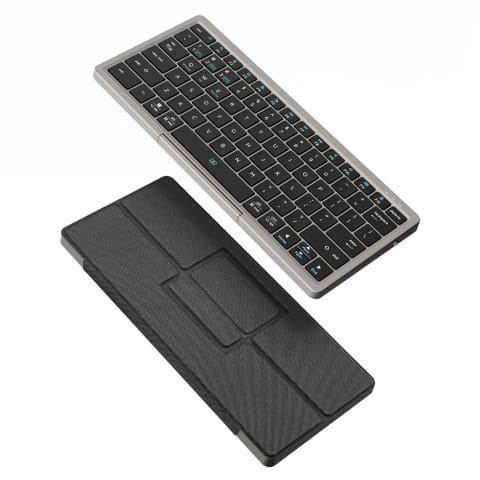 ⁨Bezprzewodowa klawiatura Bluetooth Dux Ducis OK Series z touchpadem – czarna⁩ w sklepie Wasserman.eu