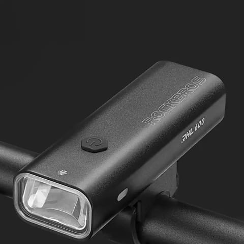 ⁨Lampka rowerowa Rockbros RHL600 LED 600 lm IPX6 – czarna⁩ w sklepie Wasserman.eu