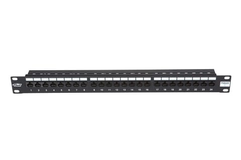 ⁨BKT Elektronik 19" PATCH PANEL 24xRJ45⁩ w sklepie Wasserman.eu