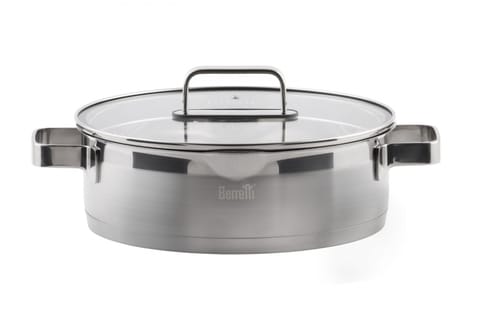 ⁨Garnek z pokrywką 26 cm Mistral 4,5 L BR-7351⁩ w sklepie Wasserman.eu
